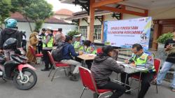 Hari Kedua Operasi Patuh Candi, Polres Sragen Tindak 180 Pelanggar Lalu Lintas