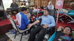 Sambut Hari Jadi Klaten ke-221, Ratusan Warga Antusias Ikuti Aksi Donor Darah di Pendopo Kabupaten