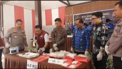 Polres Lamandau Gagalkan Peredaran 4,5 Kg Sabu dan Ratusan Ekstasi