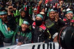 Ojol Tolak Status Buruh! Ratusan Driver Akan Demo di Patung Kuda Hari Ini