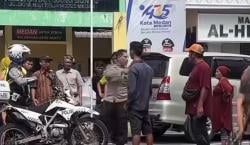 Viral! Dua Polisi  di Medan Cekcok di Jalan, Gara-Gara Urusan Tilang 