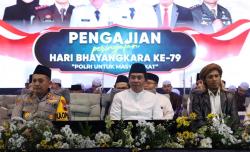 Ribuan Jamaah Hadiri Pengajian Akbar Polres Kudus, KH Anwar Zahid Sampaikan Tausiyah Damai