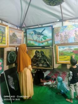Meriahkan Hari Koperasi ke 78, Komunitas Sangrupa Gelar Bazar Seni Lukis