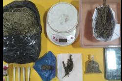 Polres Subang Bekuk Pengedar Ganja di Kasomalang, 316,8 Gram Barang Bukti Diamankan