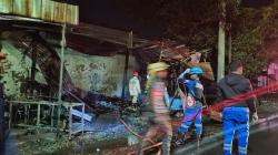 Bengkel Las di Tamansari Kota Tasikmalaya Dilalap Api, 2 Sepeda Motor Ludes Terbakar