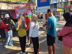 Dijual Rp11.000 Per Kilogram, Beras Medium Yang Dijual Satgas Pangan Polri Dan DKPD Grobogan Ludes