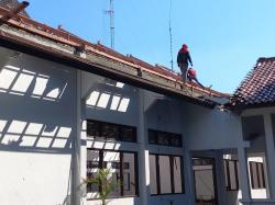 Atap Gedung Riptaloka di Setda Grobogan Mulai Dibongkar, Ternyata Akan Dibangun Jadi Dua Lantai