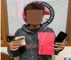 Pemuda di Pekalongan Diciduk Polisi karena Bawa Sabu