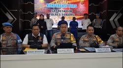 Malang Melintang di Berbagai Daerah, Sindikat Penggelapan Muatan Ekspedisi Berakhir di Polres Subang
