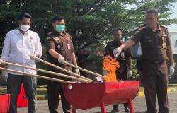 2,1 Kilogram Sabu Dimusnahkan di Mojokerto, Hasil Sitaan Tiga Tahun
