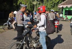 Meski Operasi Belum Tuntas, Satlantas Polres Probolinggo Sudah Kantongi 2.206 Pelanggar