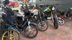 Balap Liar di KP3B Serang Dibubarkan! 5 Pemuda Diciduk, Motor Modifan dan  Uang Taruhan Disita