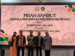 Kejari Karawang Gelar Pisah Sambut, Kajari Baru Mulai Evaluasi Internal dan Belanja Masalah