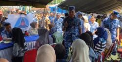 Ribuan Warga Padati Alun-Alun Pandeglang, Antusias Ikuti Pengobatan Gratis TNI AU