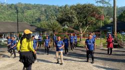 Semangat Jumat Sehat! Pegawai Lapas Plantungan Ikuti Senam dan Tes Kebugaran