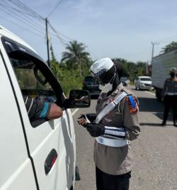 65 Kendaraan Terjaring Operasi Patuh di Abdya, Banyak Tak Pakai Helm dan Tak Bawa SIM
