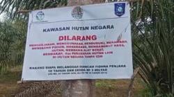 Warga Batubetumpang Resah, Plang Berlogo HTI dan KLHK Muncul di Kebun Karet Warisan Leluhur