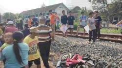Innalilahi! Imam Masjid di Banjar Tewas Tertabrak Kereta di Perlintasan Tanpa Palang Pintu