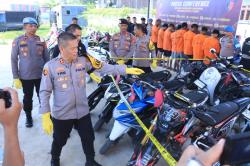 Kehilangan Motor? Cek Daftar 32 Sepeda Motor Hasil Sitaan Kasus Curanmor di Polres Aceh Utara