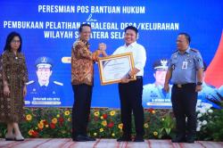 Ini Dasar Menkum Supratman Sebut Sumsel Beri Teladan, Soal Pembentukan Posbankum