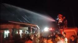 Kebakaran Hebat di Naras Hilir, Satu Rumah Ludes Terbakar, Kerugian Capai Ratusan Juta