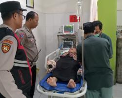 Guru Perempuan Luka Parah Usai Tabrakan Adu Banteng di Sukodono Sidoarjo
