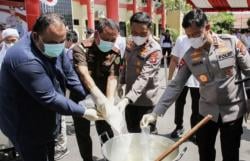 9,9 Kg Sabu Disita, 131 Tersangka Diamankan Polda Kalteng dalam Operasi Antik