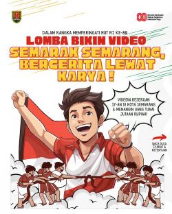Ini Rangkaian Acara Menarik Pemkot Semarang Rayakan HUT Kemerdekaan ke-80 RI, Ada Lomba Foto-Video