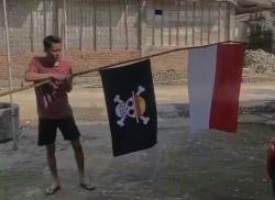 Viral, Warga Bojonegoro Ikut Kibarkan Bendera One Piece Jelang HUT RI ke-80