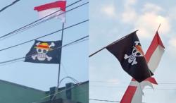 Viral, Bendera Bajak Laut One Piece Dikibarkan Jelang HUT Republik Indonesia ke-80