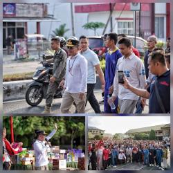 Gubernur Kalteng Hadiri Jalan Sehat HUT ke-66 SMAN 1 Palangka Raya, Ajak Siswa Jauhi Narkoba