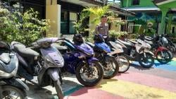 Polsek Kartasura Amankan 15 Motor Knalpot Brong Saat Patroli Dini Hari