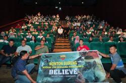 Nonton Bareng Film  'Believe' Bersama Unsur Pimpinan TNI/Polri, Gubernur Sumut serta Para Pelajar