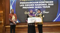SMK Jawa Timur Cetak Hattrick Juara Umum LKS Nasional 2025, Khofifah Beri Bonus Melimpah