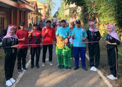 Ratusan Warga Tumpah Ruah, Jalan Sehat Meriahkan HUT Ke-80 RI di Desa Ngaran Purworejo