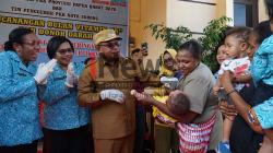 Wali Kota Sorong Canangkan Bulan Vitamin A dan Donor Darah, Fokus Lindungi Kesehatan Anak
