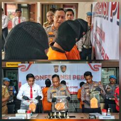 Polres Barito Selatan Tangkap Tiga Pelaku Pembakar Lahan untuk Perkebunan Sawit