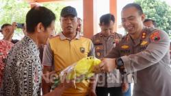 Polres Tegal Kota Gelar Pangan Murah Siapkan 1 Ton Beras
