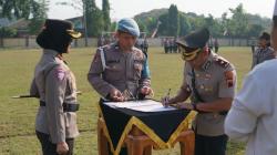 Kapolres Sragen Pimpin Sertijab Pejabat Utama, Kompol Nunung Resmi Jabat Wakapolres