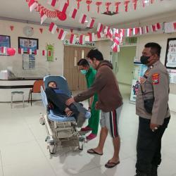 Diduga Mabuk, Pengendara Motor Terlibat Kecelakaan di Jalan Pantura Manyar