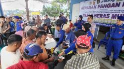 Dukung Ketahanan Pangan Nasional,Ditpolairud Polda Aceh Salurkan 1,2 Ton Beras Murah bagi Masyarak
