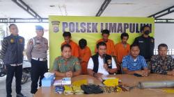 Polisi Tangkap Empat Pelaku Pencurian Kabel Listrik Gardu Milik PLN di Pelanbaru