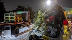 Kecelakaan Beruntun 6 Kendaraan di Tol ABC Dalam Kota Semarang, 1 Orang Luka Berat