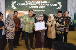 Prestasi Gemilang, Blora Raih Penghargaan KLA Kategori Nindya