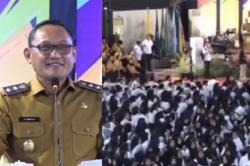 Viral! Ratusan Maba FKIP Unmul Kompak Balik Badan saat Wagub Kaltim Berpidato