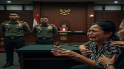 Tangis Histeris Warnai Sidang Vonis Dua Prajurit TNI Penembak Anak di Medan