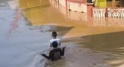 Imbas Luapan Kali Pesanggrahan dan Angke, Kawasan Cirendeu-Pamulang Tangsel Terendam Banjir