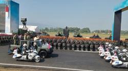 Presiden Prabowo Pimpin Upacara Gelar Pasukan Operasional dan Kehormatan Militer di Batujajar