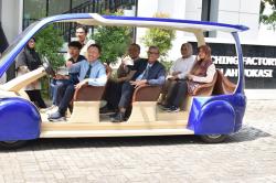 Buggy Car Listrik Karya Undip, Muat 8 Orang dan Tangguh di Medan Berat