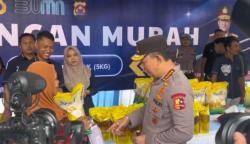 Kapolri Blusukan di Banten, Ribuan Warga Serbu 15,5 Ton Beras Murah